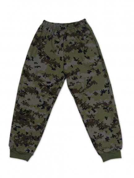 Брюки пиксели/черный