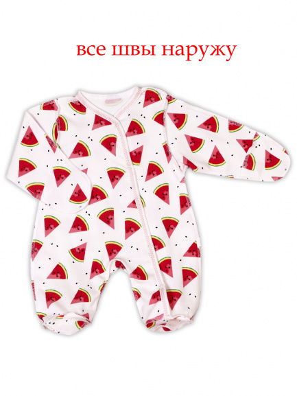 Комбинезон "Крошка" дольки/арбуза