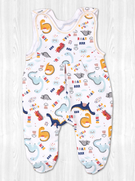 Ползунки длинные детские на кнопках дино/разные