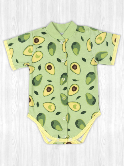 Боди для новорожденных авокадо/фрукт