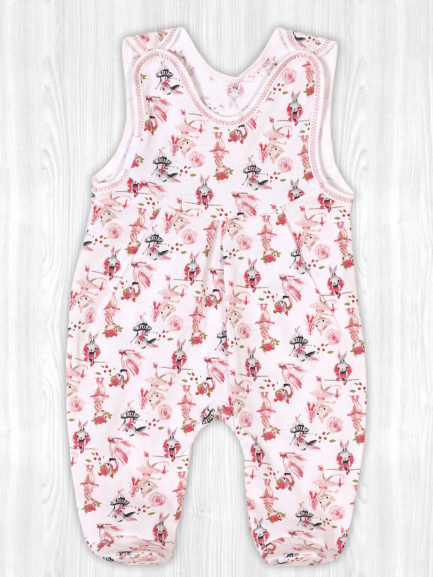 Ползунки на кнопках балерина/зайка