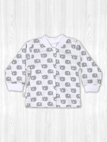 Кофта для новорожденного добрые слоники