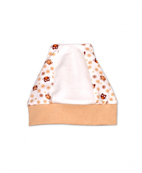 Шапка совы/экрю