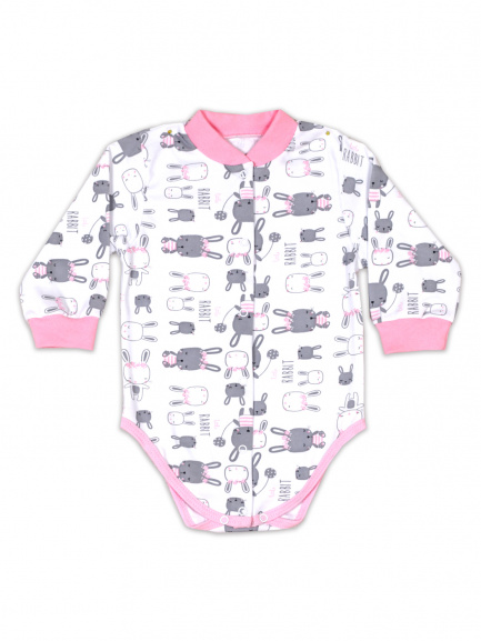 Боди для новорожденных зайки/полоска