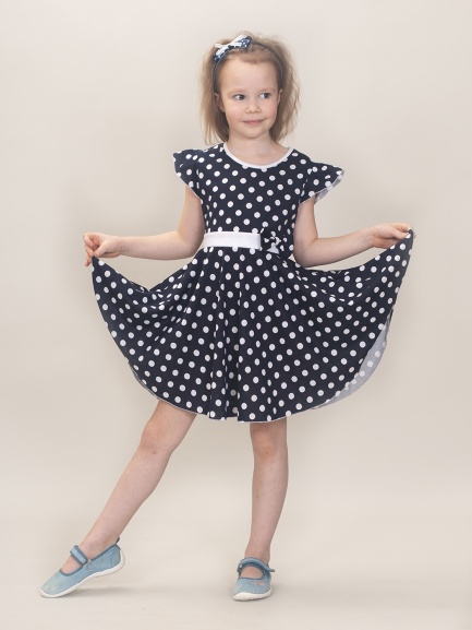 Платье детское синий/новый