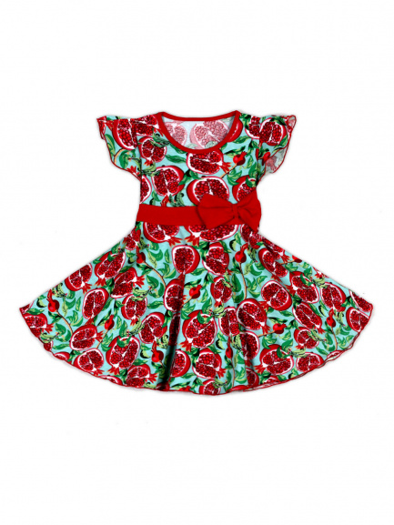 Платье детское гранат/красный