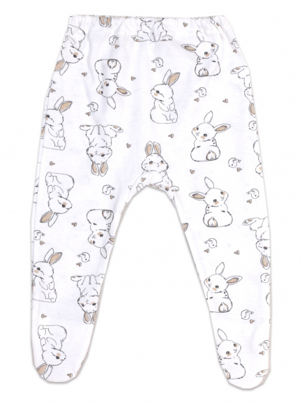 Ползунки детские на резинке зайчики/побегайчики