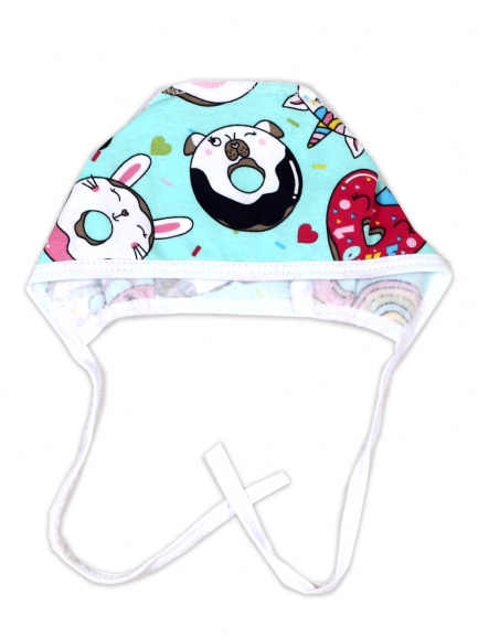 Чепчик для новорожденного с начесом