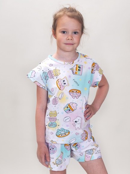 Пижама ПЖТ-41 эскимо/котик