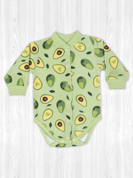 Боди для новорожденных авокадо/фрукт