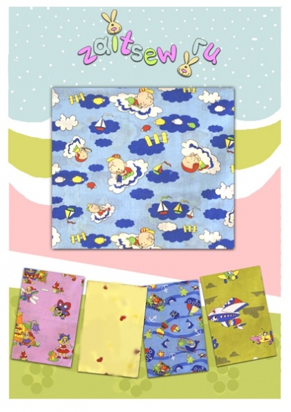 Простынь бязь ассорти