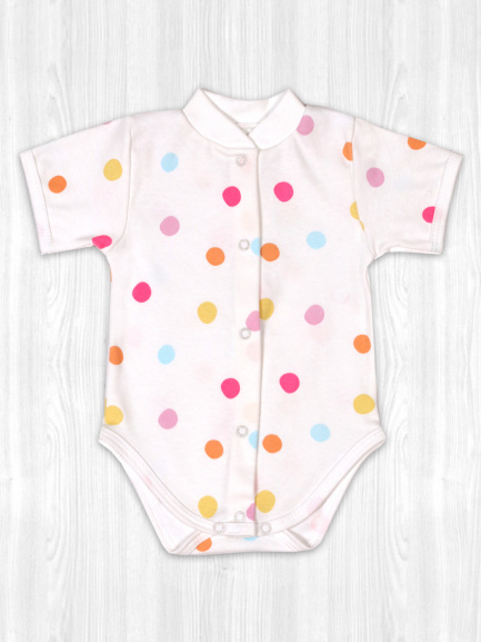 Боди для новорожденных горошки/разные