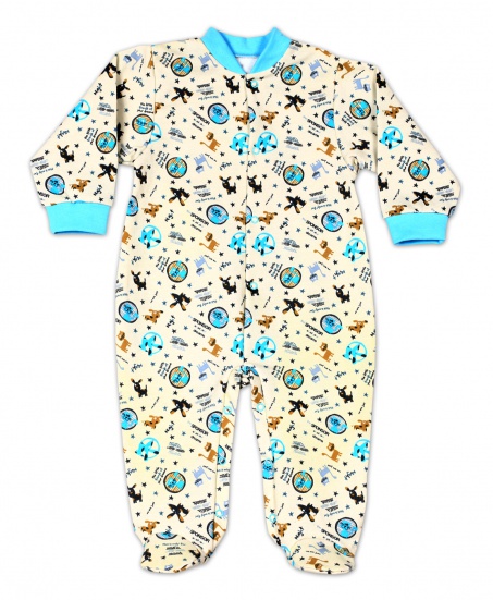 Комбинезон футер коты и собаки