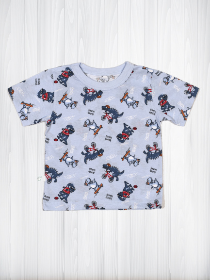 Футболка для мальчиков дино/спортсмен