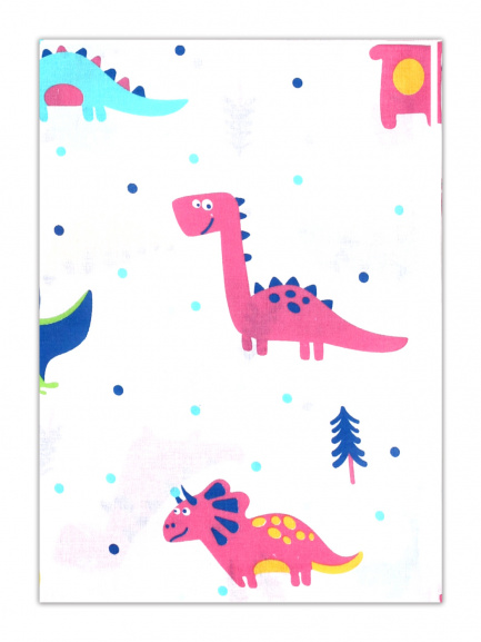 Наволочка 40*60см динозаврики