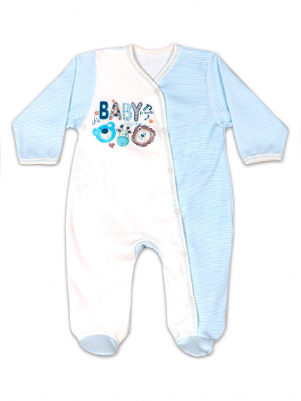 Комбинезон интерлок зоо/экрю