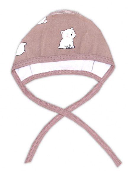 Чепчик интерлок бурые медведи