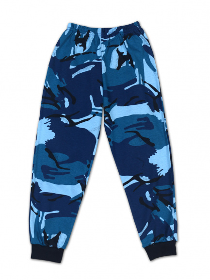 Брюки бирюза/черный