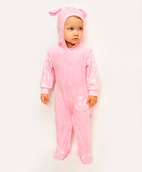 Комбинезон "Звезда" розовый