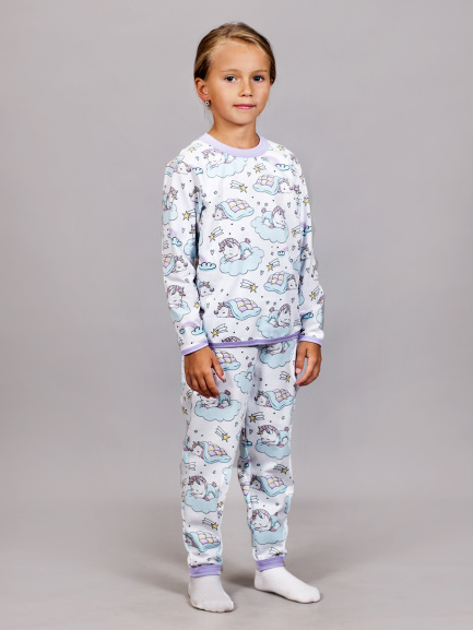 Пижама начес для девочек