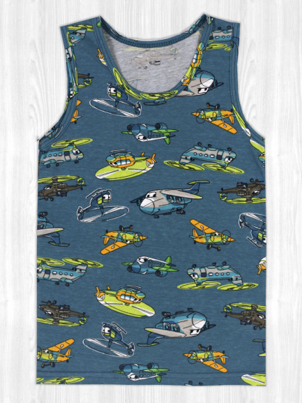 Майка для детей самолеты/вертолеты