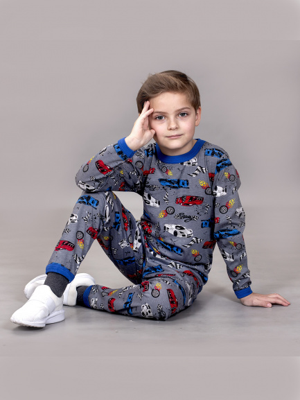 Пижама для детей спорт/синий
