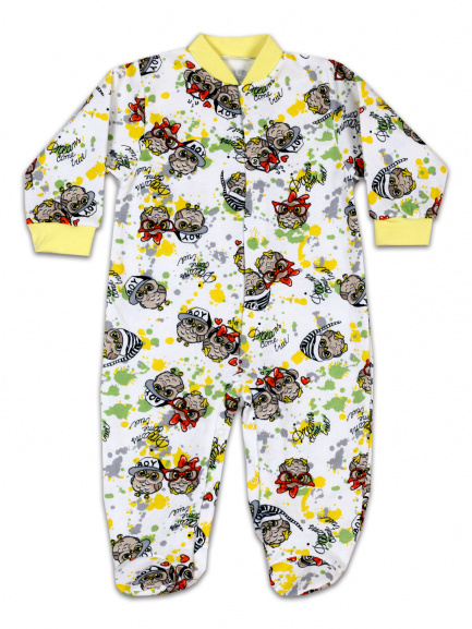 Комбинезон футер Совы/очки