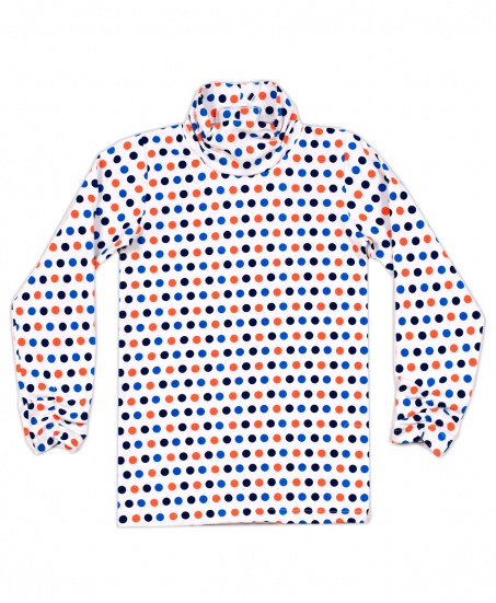 Бадлон водолазка горох