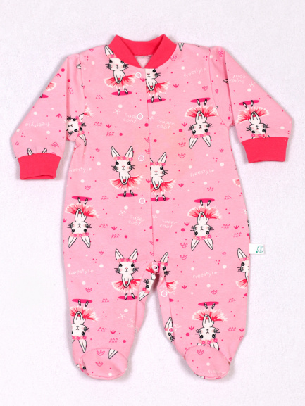 Комбинезон футер балерина/розовый