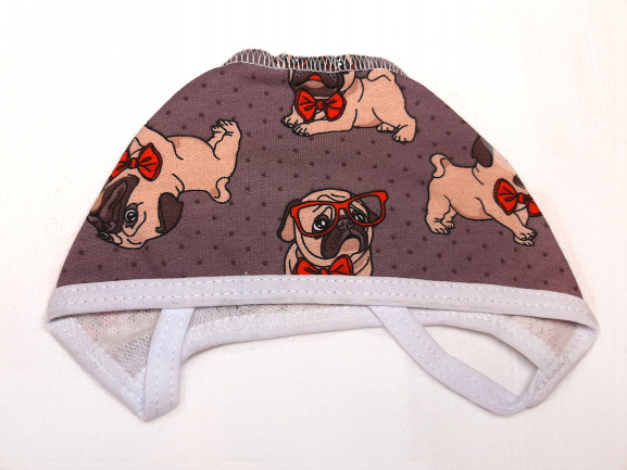 Чепчик мопсы/коричневый