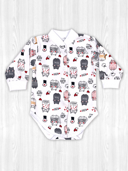 Боди для маленьких детей котик/любимый