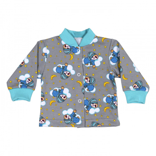 Кофта для новорожденного соня/серый