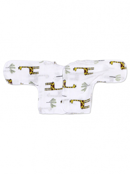 Распашонка для новорожденных жирафик