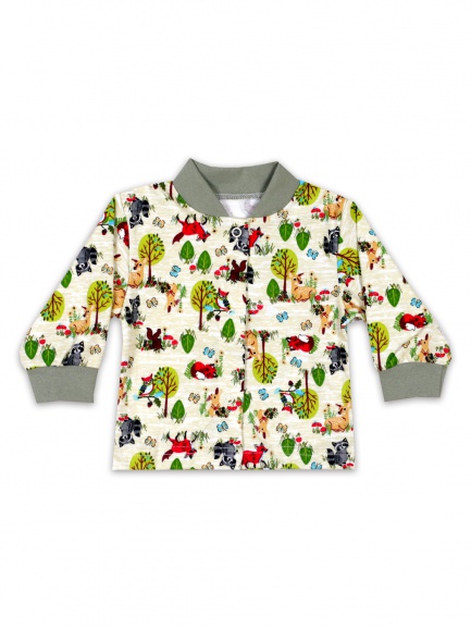 Кофта для новорожденного олени