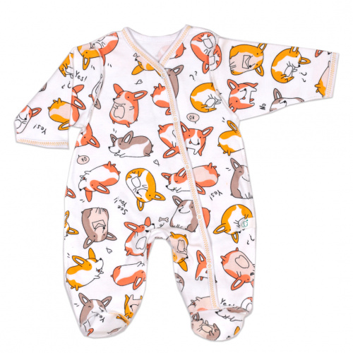 Комбинезон интерлок корги/милые