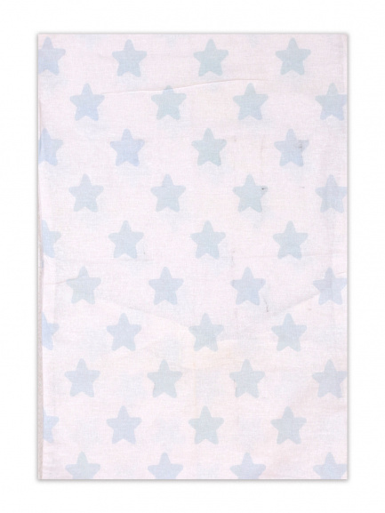 Наволочка 40*60см звёздочки мятный