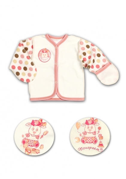 Кофта для новорожденного Овечка