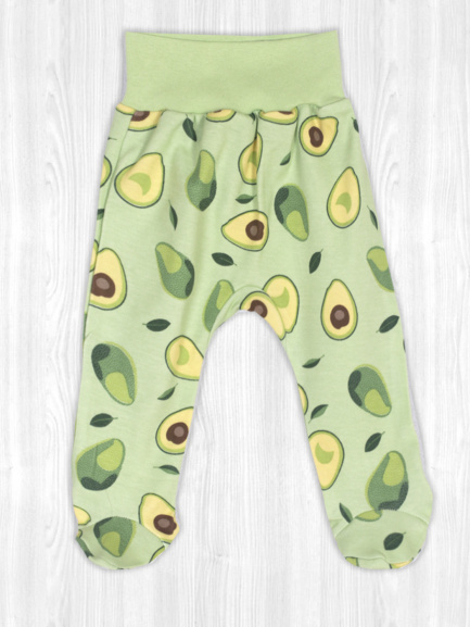 Ползунки на рибане авокадо/фрукт