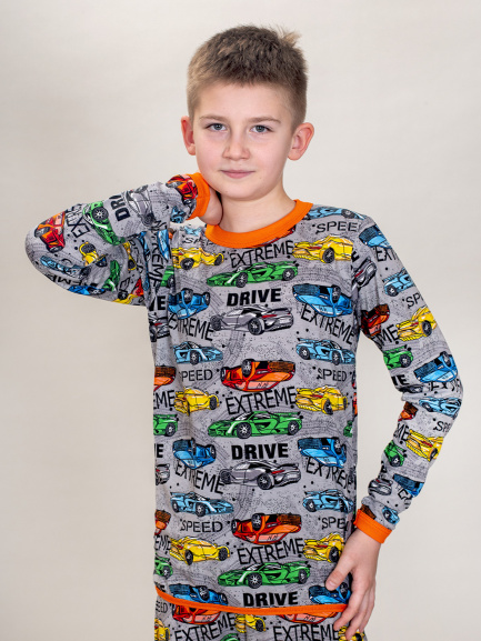 Пижама для детей ралли/оранж