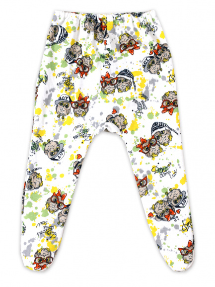 Ползунки на резинке Совы/очки