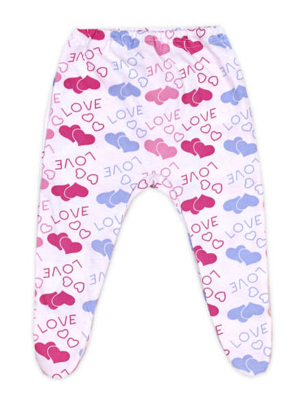 Ползунки детские на резинке LOVE