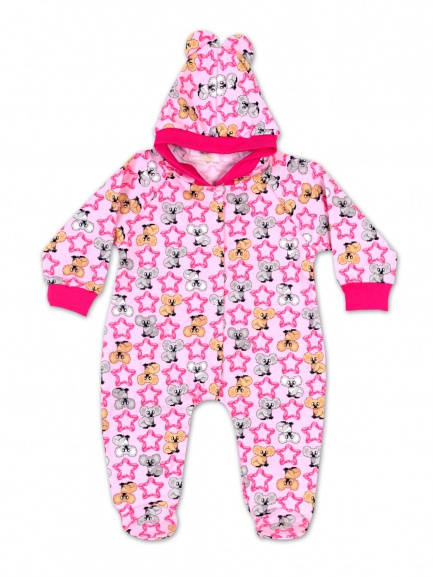 Комбинезон с ушками Коала/розовый