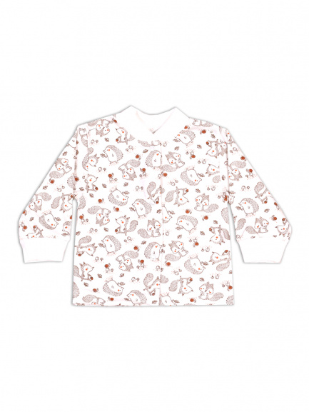 Кофта детская на кнопках белочка