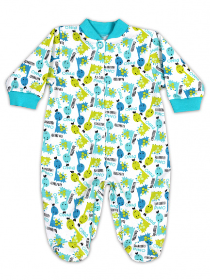 Комбинезон начес Дино/салат