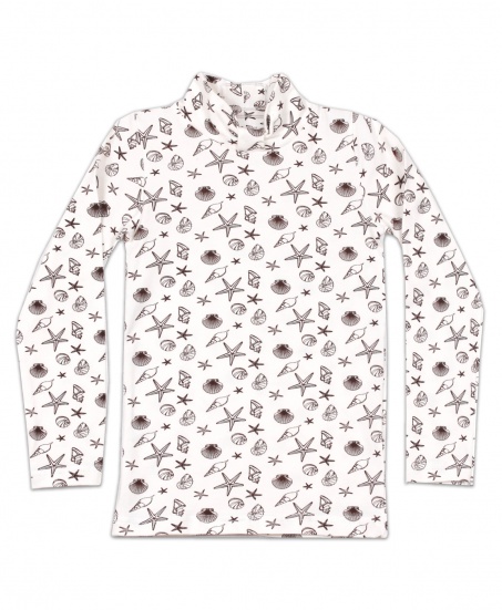 Бадлон-водолазка ракушки