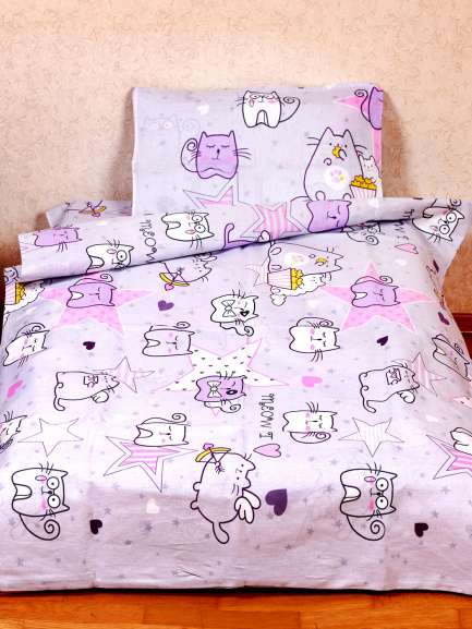 Детское постельное белье в комплекте 110*140