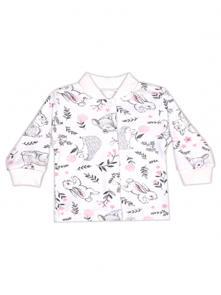 Кофта для новорожденного олени/экрю