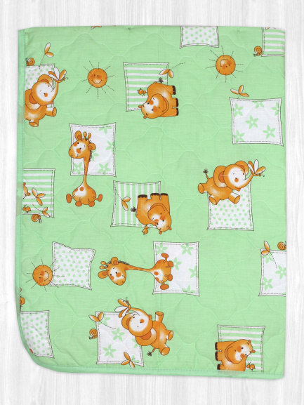 одеяло (плед) синтепон зверята (зеленый)