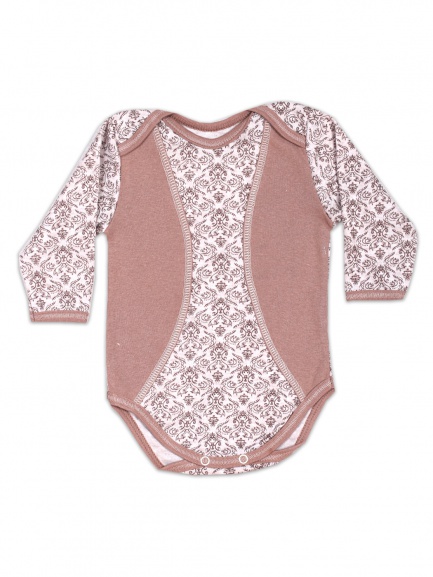 Боди для новорожденных бежевый
