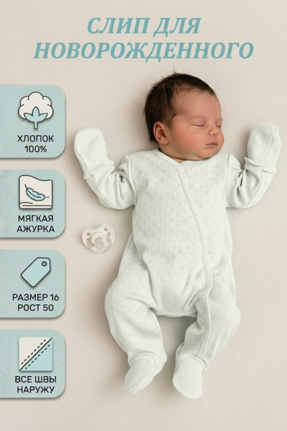 Комбинезон М-5107-И белый/ажур